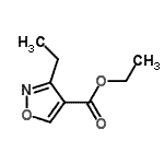 CAS#: 639523-11-8, Ethyl 3-ethyl-1,2-oxazole-4-carboxylate