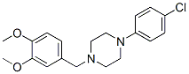 CAS 登录号：63978-30-3， 1-(3,4-二甲氧基苄基)-4-(4-氯苯基)哌嗪