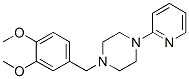 CAS 登录号：63978-40-5， 1-(3,4-二甲氧基苄基)-4-(2-吡啶基)哌嗪