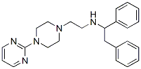 CAS#: 63978-43-8, 1-[2-[(1,2-Diphenylethyl)Amino]Ethyl]-4-(2-Pyrimidinyl)Piperazine