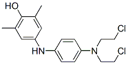CAS#: 63979-56-6, 4-[[4-[Bis(2-Chloroethyl)Amino]Phenyl]Amino]-2,6-Dimethylphenol