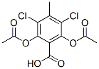 CAS 登录号：63980-09-6， 2,6-二(乙酰氧基)-3,5-二氯对甲苯甲酸