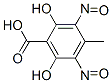 CAS#: 63980-10-9, 2,6-Dihydroxy-3,5-Dinitroso-p-Toluic Acid