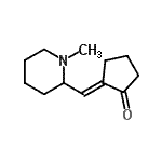 CAS#: 639821-18-4, (2E)-2-[(1-Methyl-2-piperidinyl)methylene]cyclopentanone