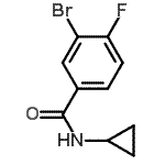 CAS#: 639858-63-2, 3-Bromo-N-cyclopropyl-4-fluorobenzamide