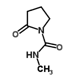 CAS#: 63987-03-1, N-methyl-2-oxo-pyrrolidine-1-carboxamide
