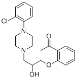 CAS#: 63990-66-9, 2'-[3-[4-(2-Chlorophenyl)Piperazino]-2-Hydroxypropoxy]Acetophenone