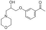 CAS#: 63990-82-9, 3'-(2-Hydroxy-3-Morpholinopropoxy)Acetophenone