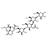 CAS 登录号：64003-55-0， (6R)-5-乙酰氨基-3,5-二脱氧-6-[(1R,2R)-1,2,3-三羟基丙基]-beta-L-苏式-己-2-酮吡喃糖基-(2->6)-beta-D-吡喃半乳糖基-(1->4)-2-乙酰氨基-2-脱氧-beta-D-吡喃葡萄糖基-(1->3)-beta-D-吡喃半乳糖基-(1->4)-D-吡喃葡萄糖
