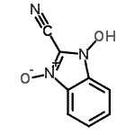 CAS#: 64010-77-1, 1-Hydroxy-1H-benzimidazole-2-carbonitrile 3-oxide