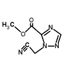 CAS#: 64074-24-4, Methyl 1-(cyanomethyl)-1H-1,2,4-triazole-5-carboxylate