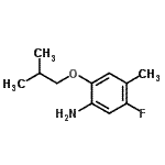CAS#: 640768-02-1, 5-Fluoro-2-isobutoxy-4-methylaniline