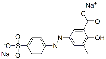 CAS#: 6408-91-9, Disodium 3-methyl-5-((4-sulphonatophenyl)azo)salicylate