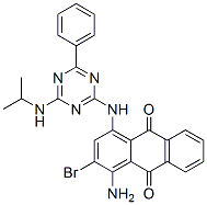CAS#: 64086-95-9, 1-Amino-2-Bromo-4-[[4-[(1-Methylethyl)Amino]-6-Phenyl-1,3,5-Triazin-2-Yl]Amino]Anthraquinone