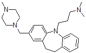 CAS#: 64097-65-0, 10,11-Dihydro-N,N-Dimethyl-2-[(4-Methyl-1-Piperazinyl)Methyl]-5H-Dibenz[b,f]Azepine-5-Propan-1-Amine