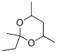 CAS 登录号：6413-37-2， 2-乙基-2,4,6-三甲基-1,3-二恶烷