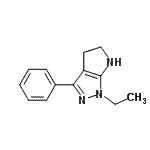 CAS#: 641584-71-6, 1-Ethyl-3-phenyl-1,4,5,6-tetrahydropyrrolo[2,3-c]pyrazole