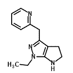CAS#: 641592-92-9, 1-Ethyl-3-(2-pyridinylmethyl)-1,4,5,6-tetrahydropyrrolo[2,3-c]pyrazole