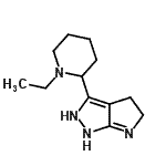 CAS#: 641991-62-0, 3-(1-Ethyl-2-piperidinyl)-1,2,4,5-tetrahydropyrrolo[2,3-c]pyrazole
