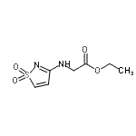 CAS#: 642088-36-6, Ethyl N-(1,1-dioxido-1,2-thiazol-3-yl)glycinate