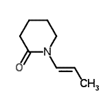 CAS#: 642093-74-1, 1-[(1E)-1-Propen-1-yl]-2-piperidinone