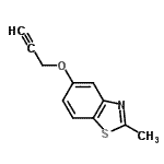CAS#: 64225-41-8, 2-Methyl-5-(2-propyn-1-yloxy)-1,3-benzothiazole