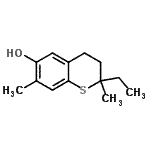 CAS#: 642476-63-9, 2-Ethyl-2,7-dimethyl-6-thiochromanol