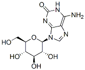 CAS#: 64283-15-4, 6-Amino-9-beta-D-Glucopyranosyl-1,9-Dihydro-2H-Purin-2-One