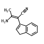 CAS#: 643015-28-5, (2E)-3-Amino-2-(1H-inden-3-yl)-2-butenenitrile