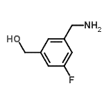CAS#: 643087-32-5, [3-(Aminomethyl)-5-fluorophenyl]methanol