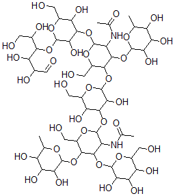 CAS 登录号:64309-01-9, 二岩藻糖基-对-乳-N-六糖