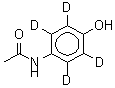 CAS 登录号：64315-36-2， N-[4-羟基(<sup>2</sup>H<sub>4</sub>)苯基]乙酰胺