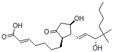 CAS#: 64318-77-0, 16,16-Dimethyl-delta2-Prostaglandin E1