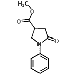 CAS#: 64320-92-9, Methyl 5-oxo-1-phenyl-3-pyrrolidinecarboxylate