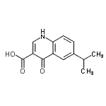 CAS 登录号：64321-62-6， 6-异丙基-4-氧代-1,4-二氢-3-喹啉羧酸