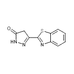 CAS#: 64323-61-1, 5-(1,3-Benzothiazol-2-yl)-2,4-dihydro-3H-pyrazol-3-one