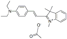CAS#: 64346-30-1, 2-[2-[4-(Diethylamino)Phenyl]Vinyl]-1,3,3-Trimethyl-3H-Indolium Acetate