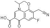 CAS#: 643743-39-9, 10-(Cyanomethyl)-9-fluoro-3-methyl-7-oxo-2,3-dihydro-7H-[1,4]oxazino[2,3,4-ij]quinoline-6-carboxylic acid