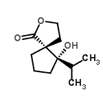 CAS#: 643754-20-5, (5R,6S)-6-Hydroxy-6-isopropyl-2-oxaspiro[4.4]nonan-1-one