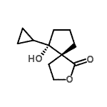 CAS#: 643754-22-7, (5R,6S)-6-Cyclopropyl-6-hydroxy-2-oxaspiro[4.4]nonan-1-one