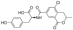 CAS#: 64398-36-3, N-((5-Chloro-3,4-Dihydro-3-Methyl-1-Oxo-1H-2-Benzopyran-7-Yl)Carbonyl)-L-Tyrosine
