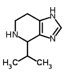 CAS#: 64423-48-9, 4-Isopropyl-4,5,6,7-tetrahydro-1H-imidazo[4,5-c]pyridine