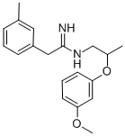 CAS 登录号：6443-50-1， N-(2-(3-甲氧基苯氧基)丙基)-2-间甲苯基乙脒对甲苯磺酸盐