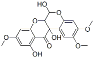 CAS#: 64461-44-5, (6R,6aS,12aR)-6,11,12a-Trihydroxy-2,3,9-trimethoxy-6a,12a-dihydrochromeno[3,4-b]chromen-12(6H)-one