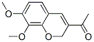 CAS#: 64466-50-8, 1-(7,8-Dimethoxy-2H-1-Benzopyran-3-Yl)Ethanone