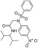 CAS 登录号：6448-97-1， 2-[苯磺酰基-(4-硝基苯基)氨基]-N-(2,4-二甲基戊烷-3-基)乙酰胺