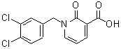 CAS 登录号：64488-03-5， 1-(3,4-二氯苄基)-2-氧代-1,2-二氢-3-吡啶羧酸