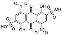 CAS#: 6449-09-8, 1,5-Dihydroxy-4,8-Dinitro-9,10-Dioxo-9,10-Dihydroanthracene-2,6-Disulfonic Acid