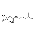 CAS#: 644991-41-3, 4-({[(2-Methyl-2-propanyl)oxy]carbonyl}amino)butanethioic S-acid
