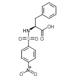 CAS 登录号：64501-87-7， N-[(4-硝基苯基)磺酰基]-L-苯丙氨酸